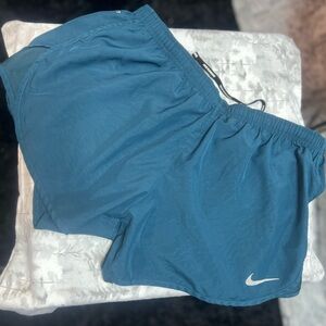 Nike Teal Dri-FIT Running Shorts